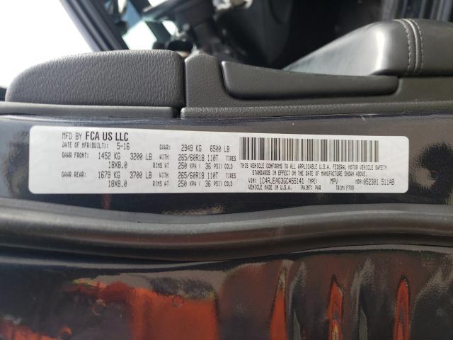 2016 JEEP GRAND CHER 1C4RJEAG3GC455141