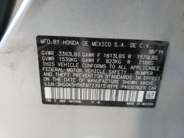 2015 HONDA FIT LX 3HGGK5H56FM723915