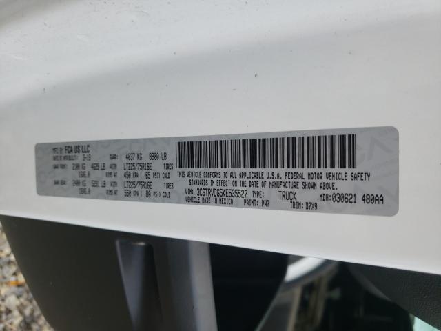 2019 RAM 2500 3C6TRVDG5KE535527