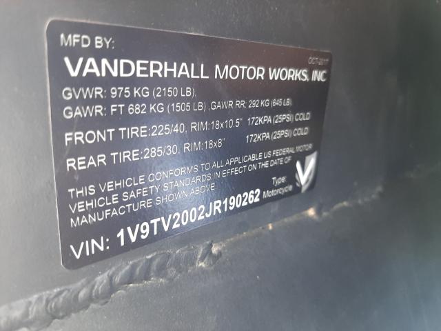 2018 VAND TRIKE 1V9TV2002JR190262