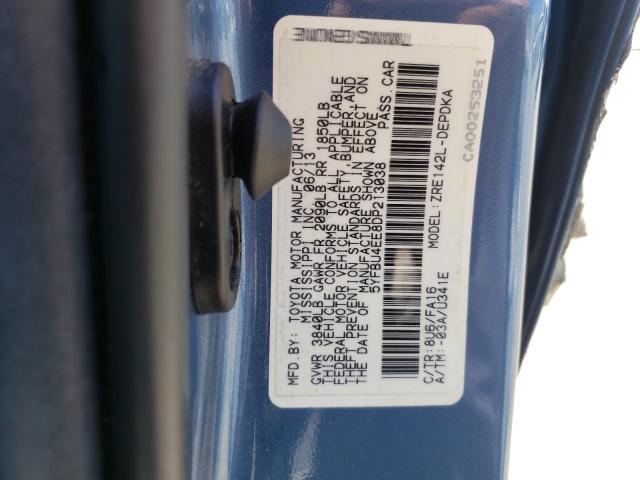2013 TOYOTA COROLLA BA 5YFBU4EE8DP213038