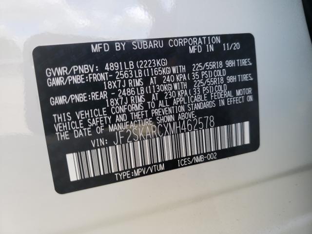 2021 SUBARU FORESTER S JF2SKARCXMH462578