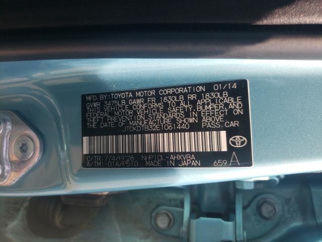 2014 TOYOTA PRIUS C JTDKDTB32E1061440