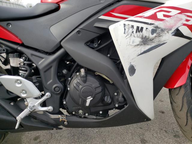 2015 YAMAHA YZFR3 MH3RH06Y5FK002337