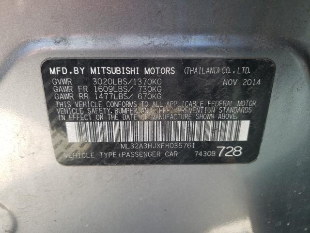 2015 MITSUBISHI MIRAGE DE ML32A3HJXFH035761