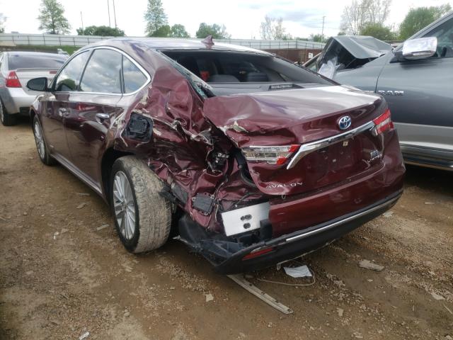 2014 TOYOTA AVALON HYB 4T1BD1EB1EU019648