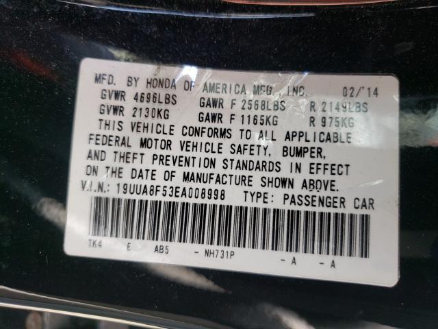 2014 ACURA TL TECH 19UUA8F53EA008998