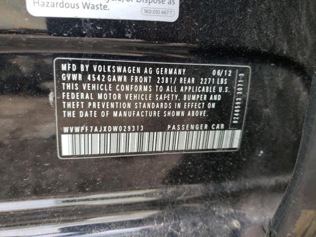 2013 VOLKSWAGEN GOLF R WVWPF7AJXDW029313
