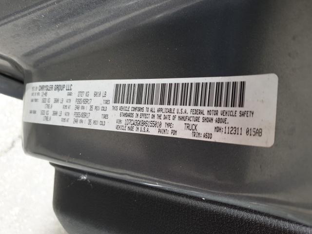 2010 DODGE DAKOTA SXT 1D7CW3GK8AS155010