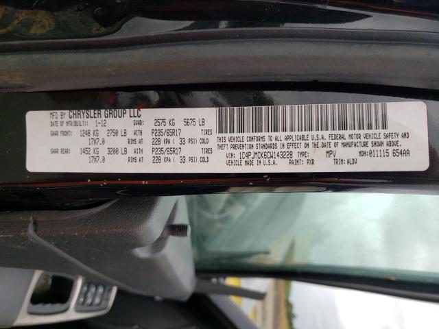 2012 JEEP LIBERTY LI 1C4PJMCK6CW143228