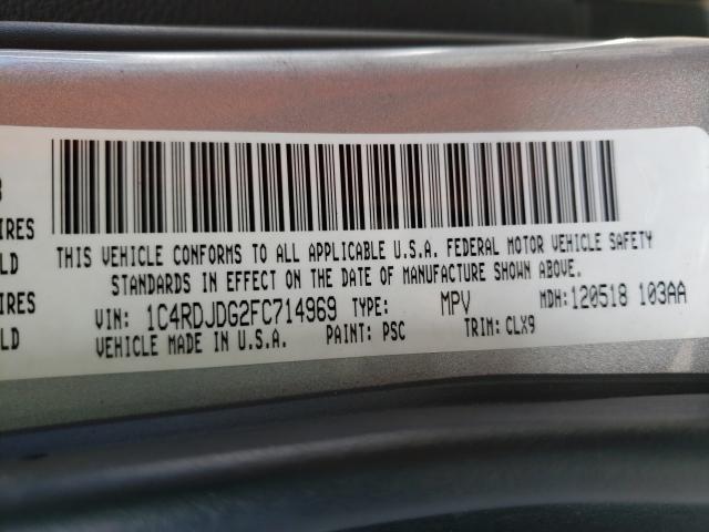 2015 DODGE DURANGO LI 1C4RDJDG2FC714969
