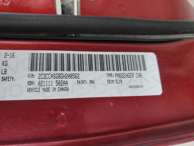 2016 CHRYSLER 300C PLATI 2C3CCASG8GH208562