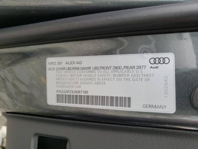 WAUL2AF23LN087189 Audi A6 2020. Фото: 9