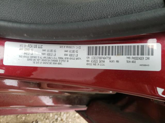 2015 CHRYSLER 200 LX 1C3CCCFB6FN647730