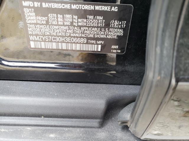 2017 MINI COOPER COU WMZYS7C30H3E06689