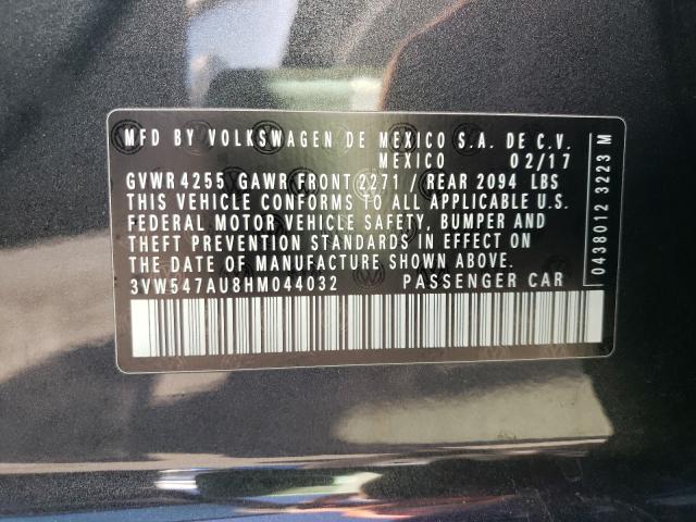 2017 VOLKSWAGEN GTI SPORT 3VW547AU8HM044032