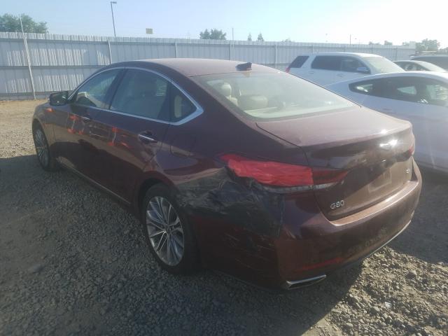 2017 GENESIS G80 BASE KMHGN4JE4HU172176