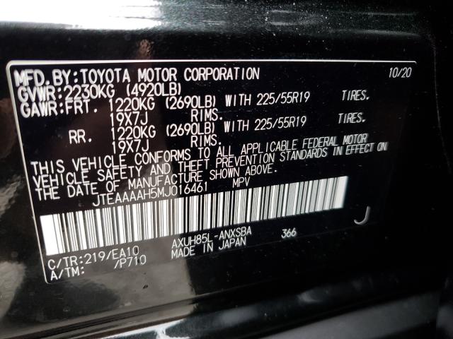 2021 TOYOTA VENZA LIMI JTEAAAAH5MJ016461