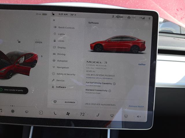 2020 TESLA MODEL 3 5YJ3E1EB6LF628603