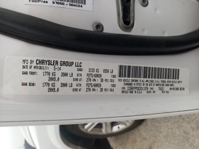 2014 RAM 1500 LONGH 1C6RR7PM3ES311570