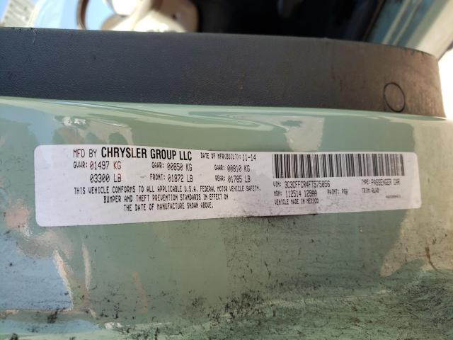 2015 FIAT 500 LOUNGE 3C3CFFCR4FT575856