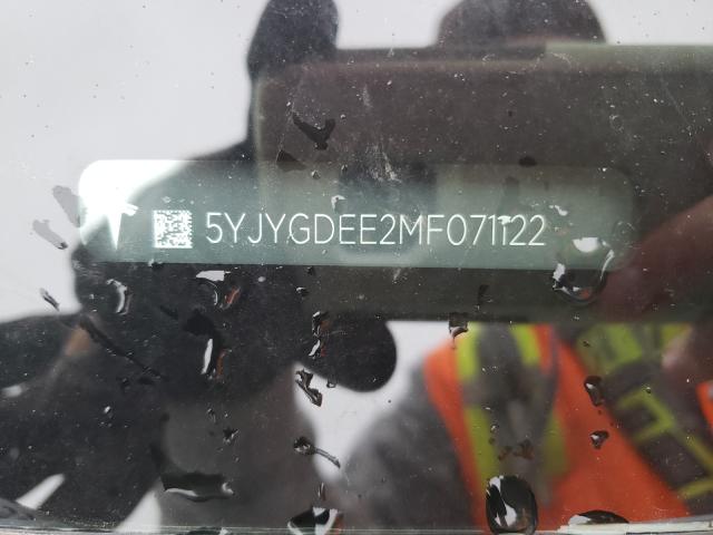 2021 TESLA MODEL Y 5YJYGDEE2MF071122