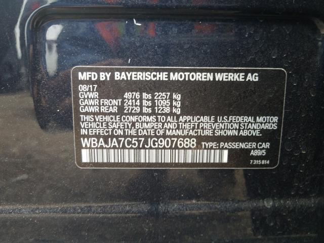 2018 BMW 530 XI WBAJA7C57JG907688