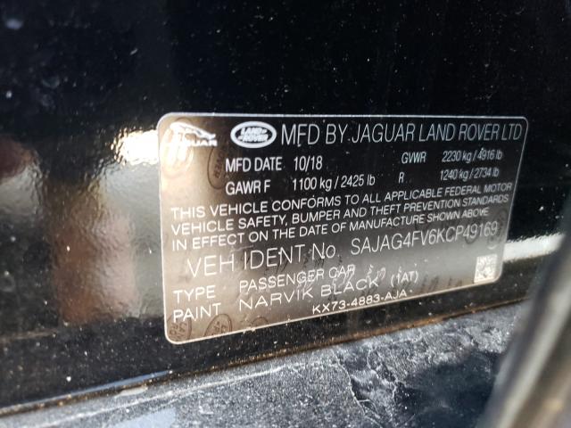 2019 JAGUAR XE S SAJAG4FV6KCP49169