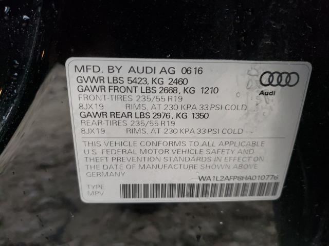 VIN WA1L2AFP8HA010776 2017 Audi Q5, Premium Plus no.10