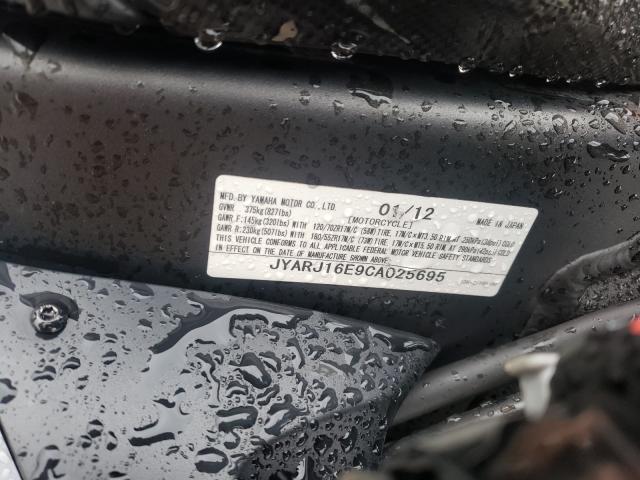 2012 YAMAHA GYTR 4STRK JYARJ16E9CA025695