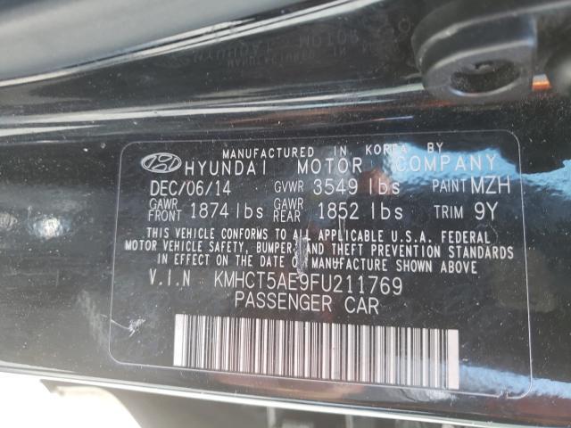 2015 HYUNDAI ACCENT GS KMHCT5AE9FU211769
