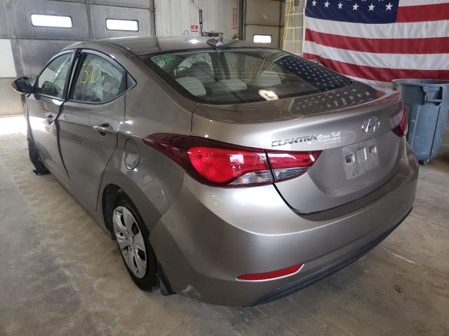 2016 Hyundai Elantra Se 1.8L(VIN: 5NPDH4AE5GH776021