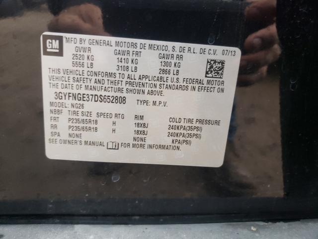 2013 CADILLAC SRX LUXURY 3GYFNGE37DS652808
