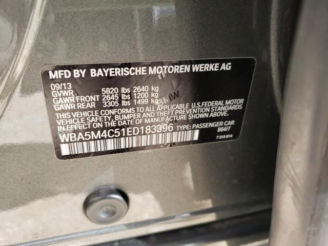 2014 BMW 535 XIGT WBA5M4C51ED183396