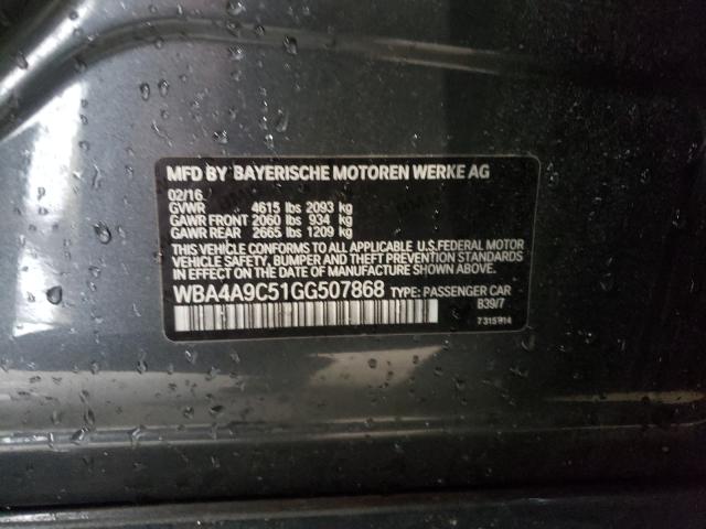 2016 BMW 428I WBA4A9C51GG507868