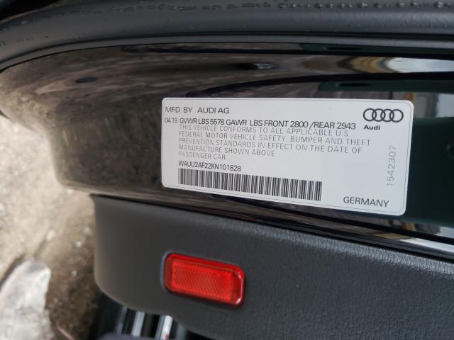 2019 AUDI A7 PREMIUM WAUU2AF22KN101828