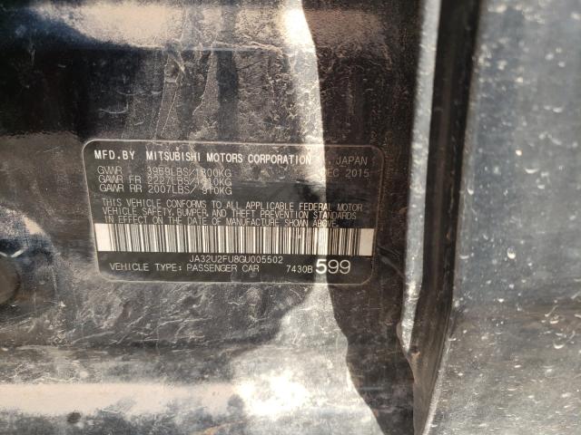 2016 MITSUBISHI LANCER JA32U2FU8GU005502