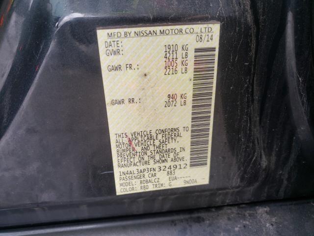 2015 NISSAN ALTIMA 2.5 1N4AL3AP3FN324912