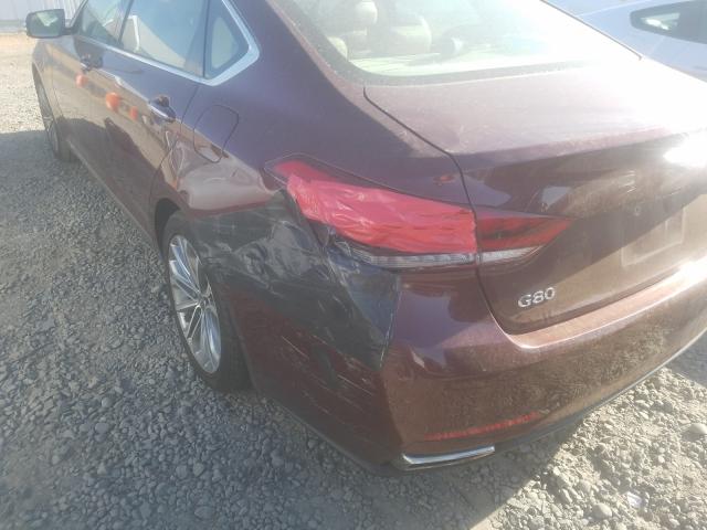 2017 GENESIS G80 BASE KMHGN4JE4HU172176