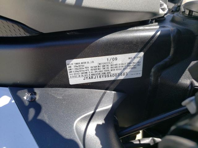 2009 YAMAHA YZFR6 C JYARJ16Y99A003683