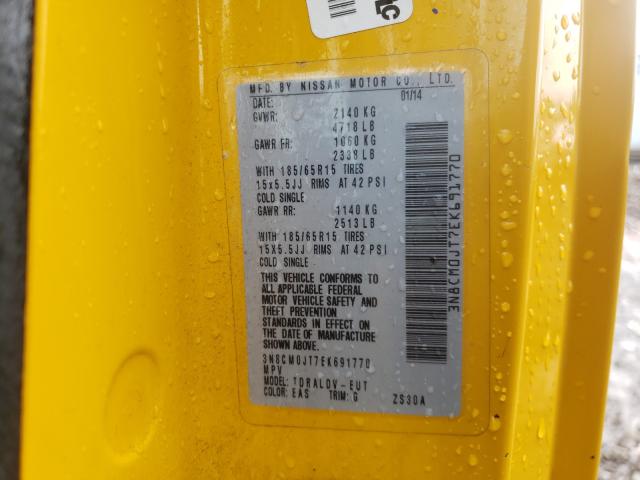 2014 NISSAN NV200 TAXI 3N8CM0JT7EK691770