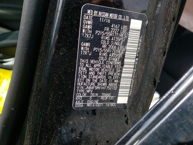2017 NISSAN JUKE S JN8AF5MV1HT752732