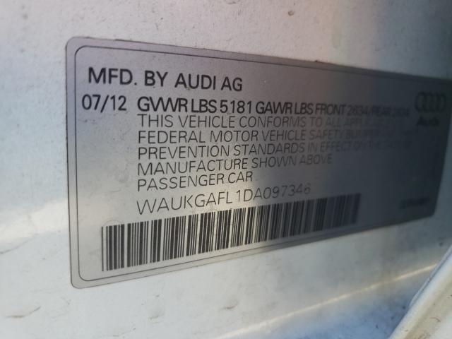 2013 AUDI S4 PRESTIG WAUKGAFL1DA097346