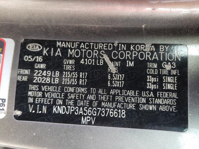 2016 KIA SOUL PLUS KNDJP3A56G7376618