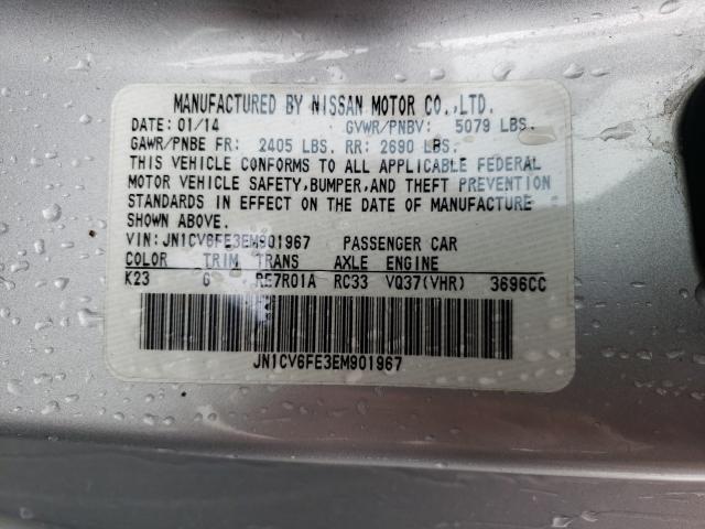 2014 INFINITI Q60 BASE JN1CV6FE3EM901967