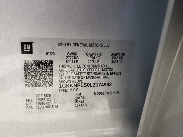 2020 GMC ACADIA DEN 1GKKNPLS0LZ174963