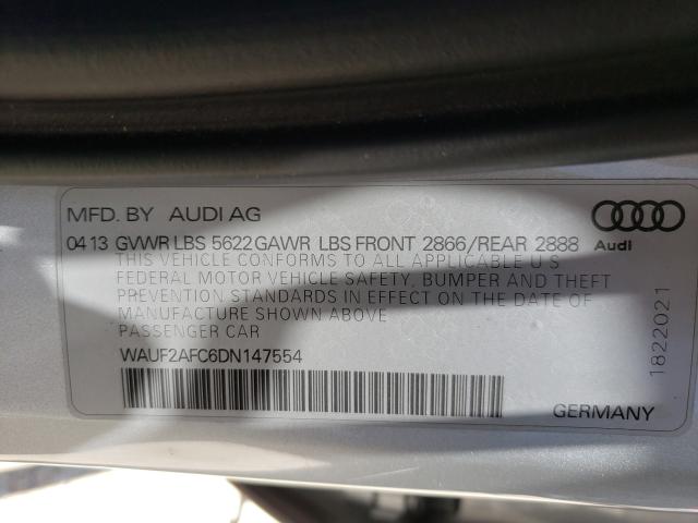 2013 AUDI S6 WAUF2AFC6DN147554