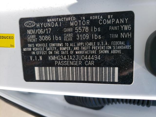 2018 GENESIS G90 PREMIU KMHG34JA2JU044494