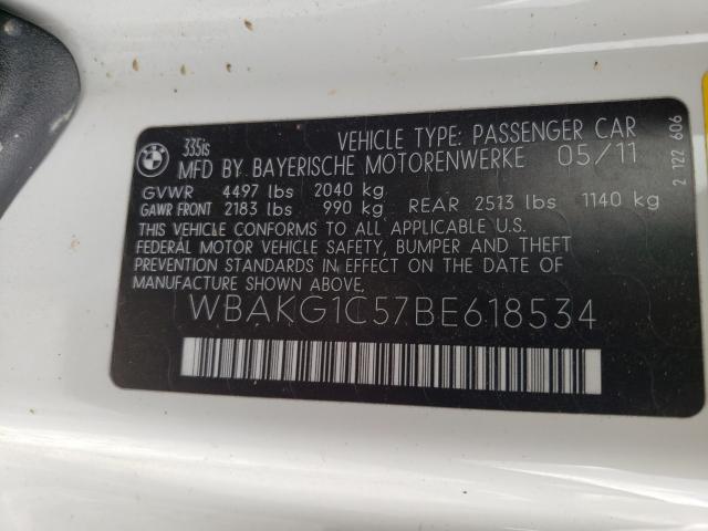 2011 BMW 335 IS WBAKG1C57BE618534