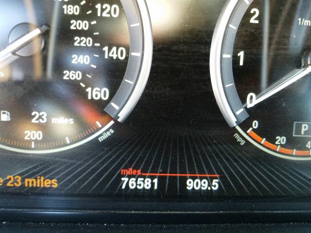 2013 BMW 550 I WBAFR9C55DDX80732